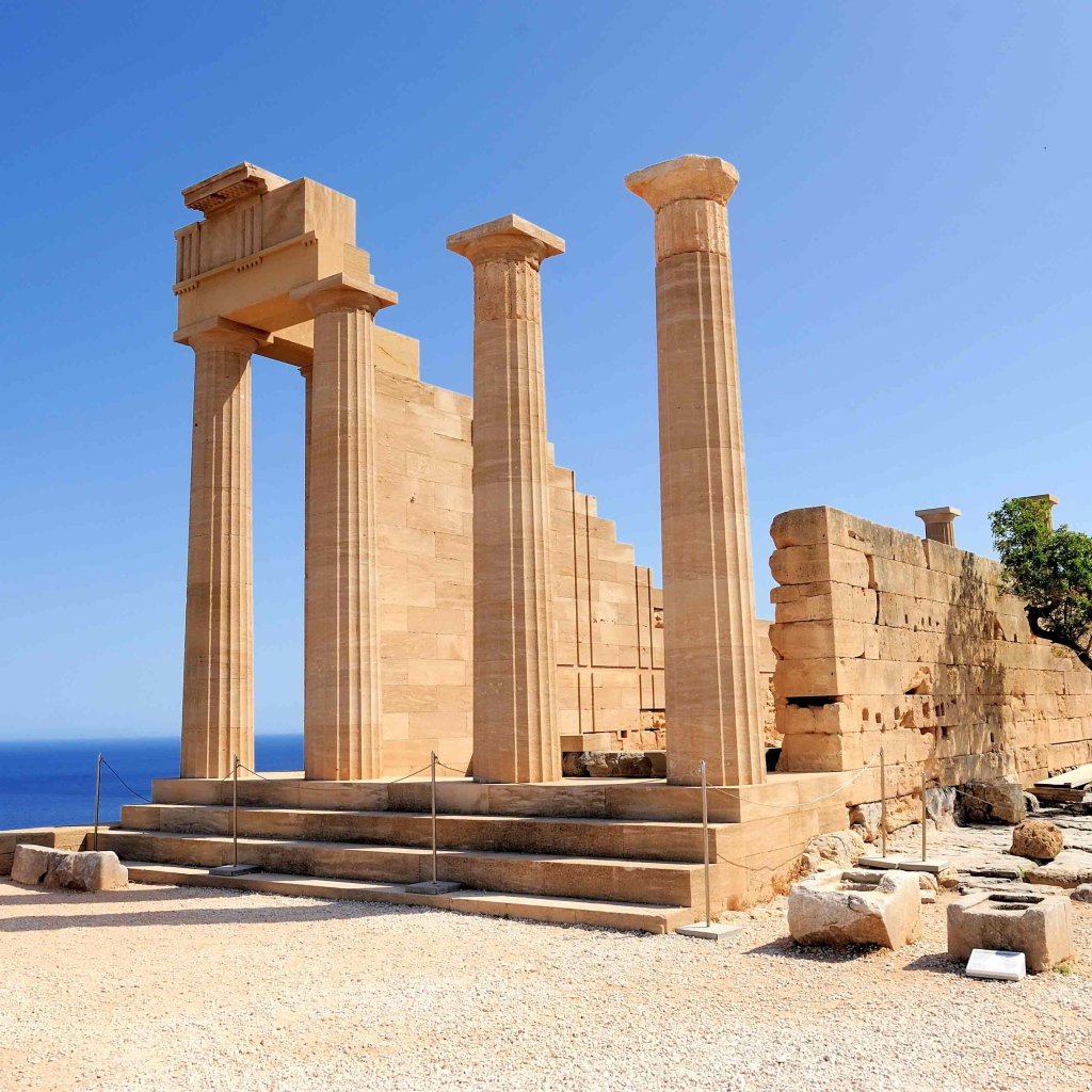 Акрополь в Линдосе, остров Родос