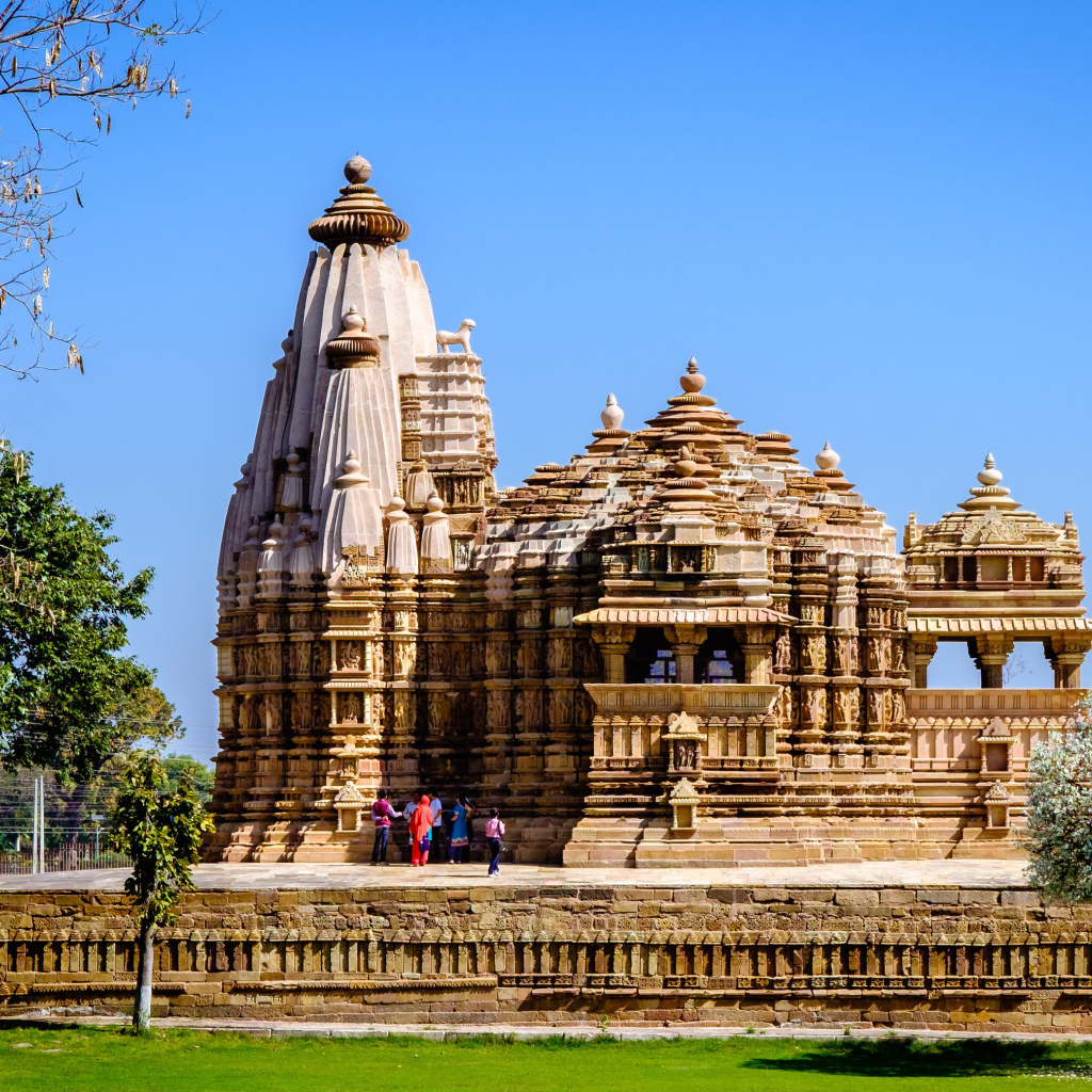 Индуистский храм в Кхаджурахо, Индия