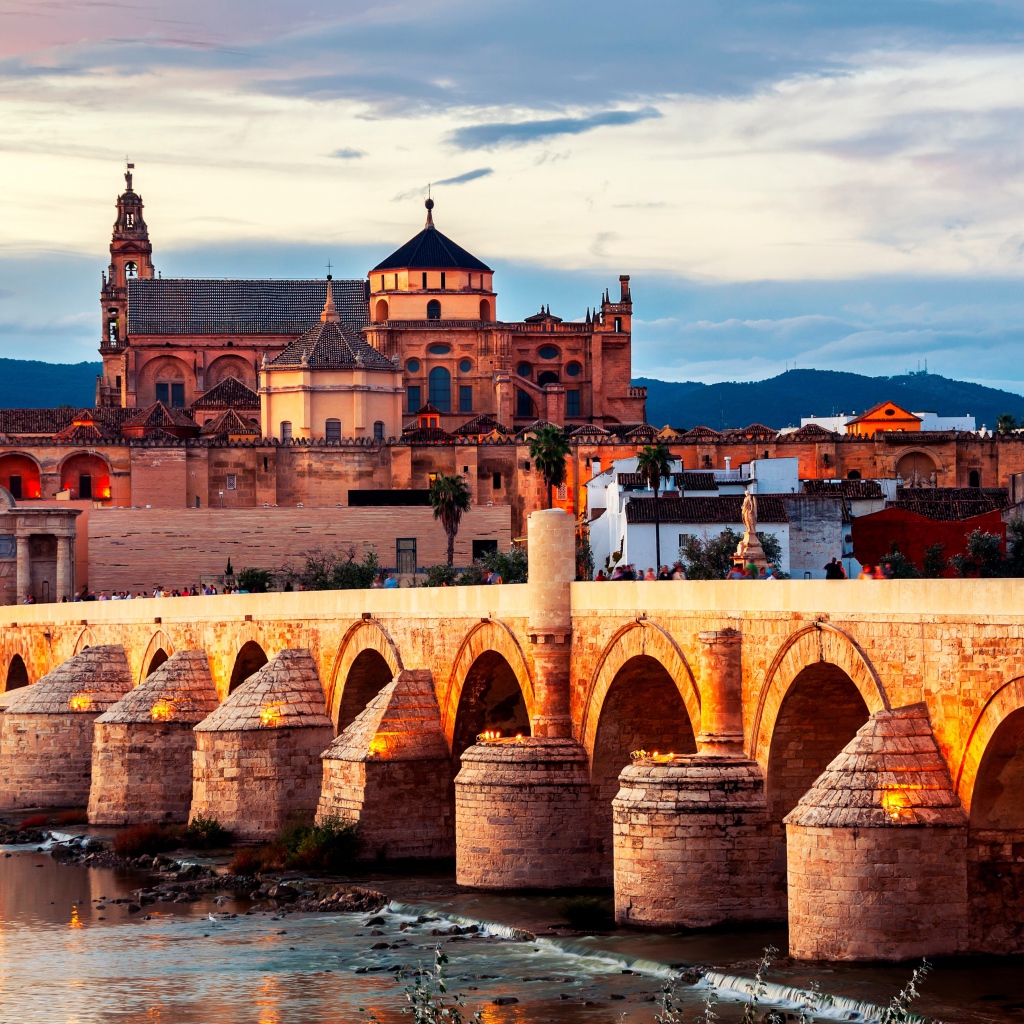 Arched Roman bridge, Córdoba Italy