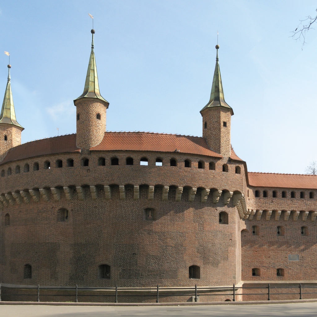 Сооружение Барбакан, Варшава. Польша