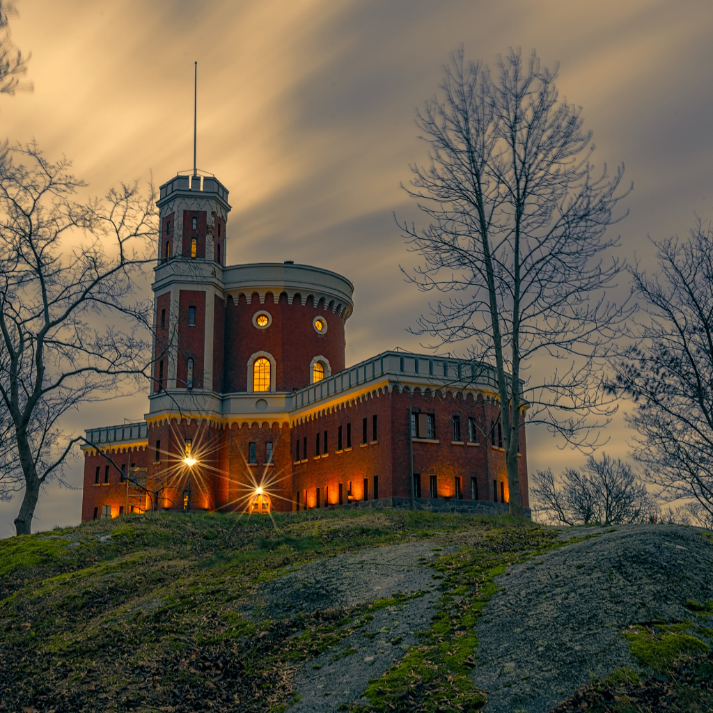 Fortress Castellet on the hill, Stockholm. Sweden