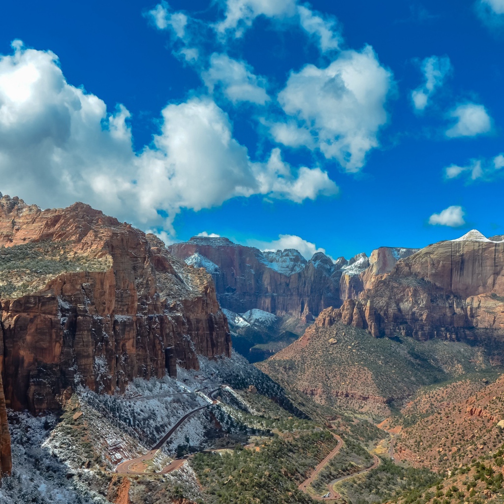 Вид на Canyon Overlook, Национальный парк Роки-Маунтин, США