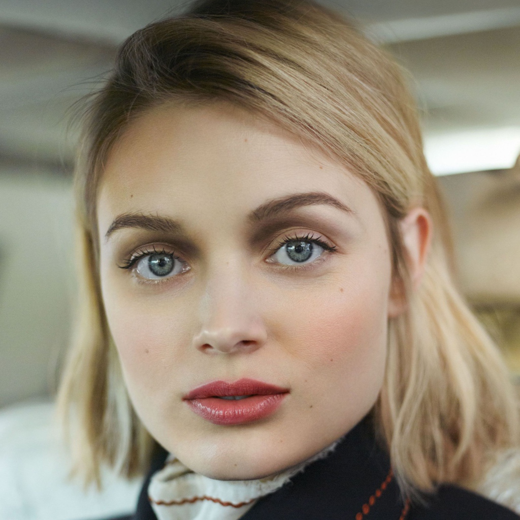 Австралийская актриса Белла Хиткот в машине