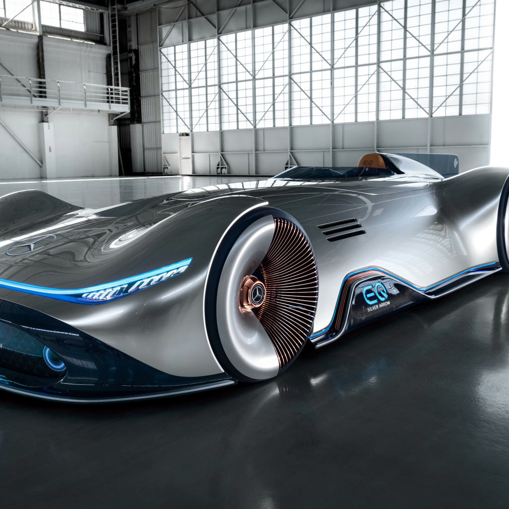 Электрокар Mercedes Benz Vision EQ Silver Arrow, концепт
