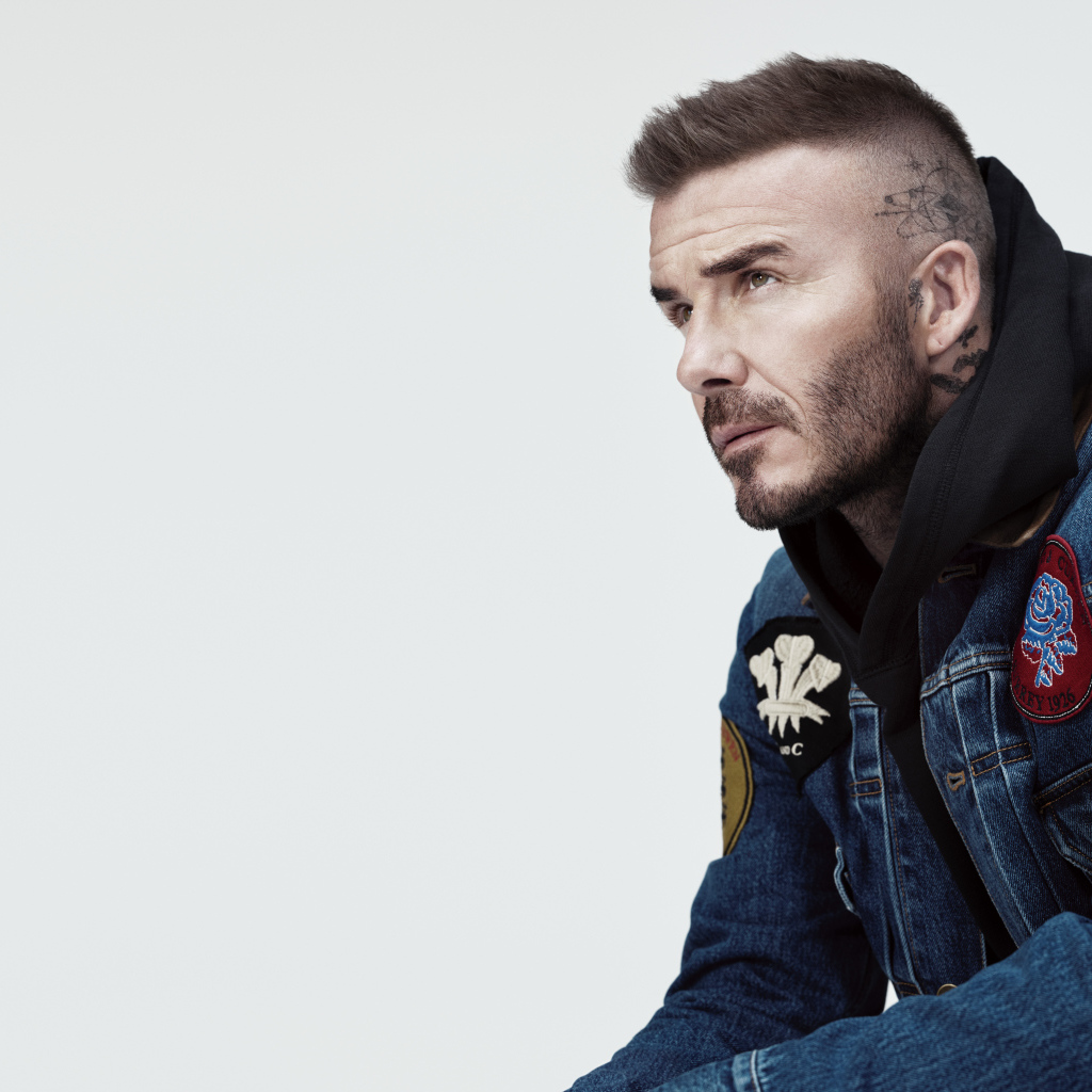 Красивый мужчина, футболист, модель Дэвид Бекхэм