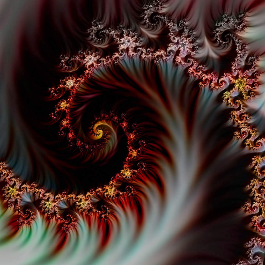 Красивый абстрактный коричневый волнистый рисунок