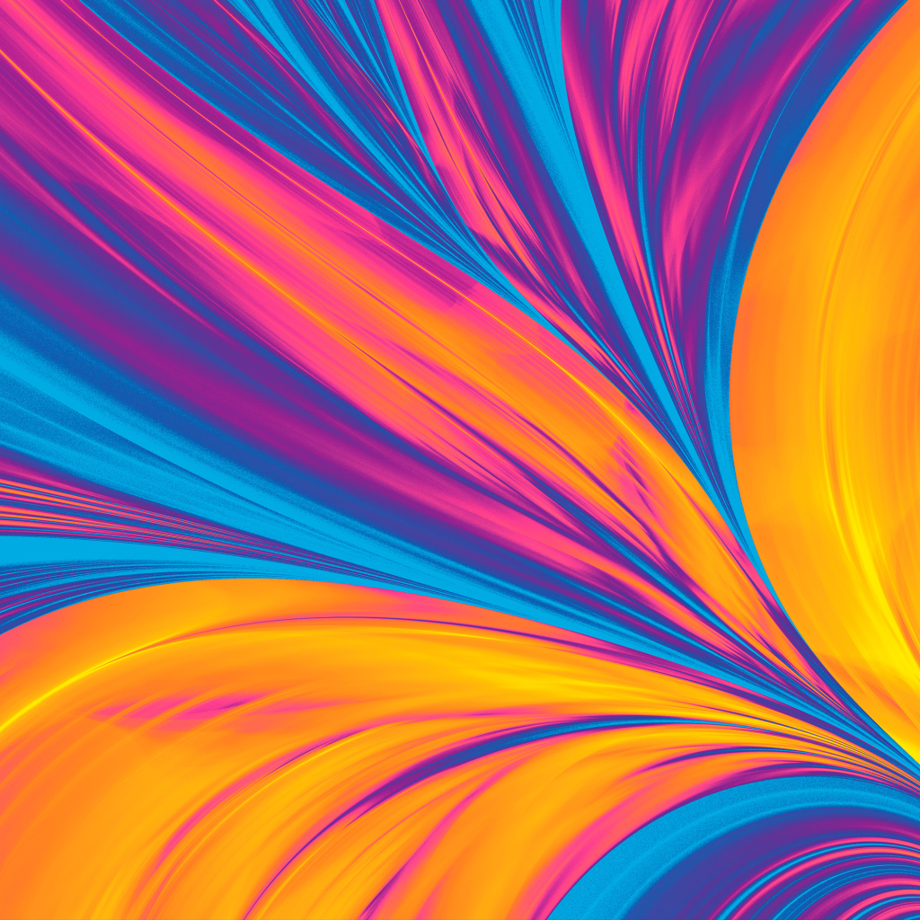 Разноцветный яркий абстрактный рисунок 