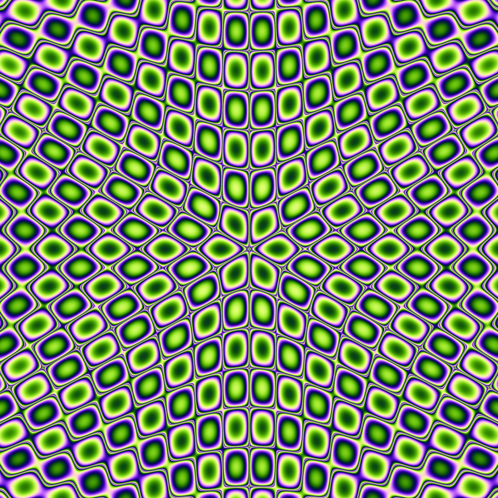 Красивый узор с оптической иллюзией 