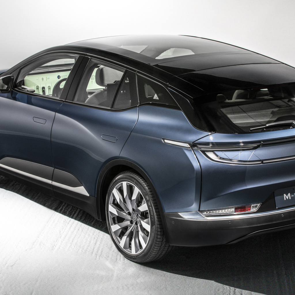 Автомобиль BYTON M-Byte 2020 года вид сзади