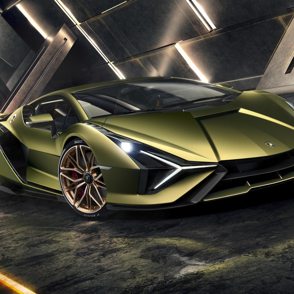Спортивный автомобиль Lamborghini Sian 2019 года