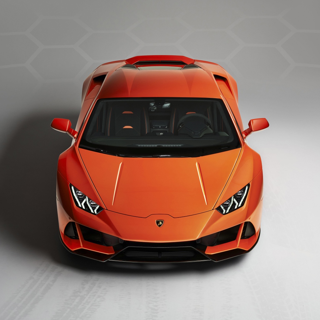 Оранжевый Lamborghini Huracan EVO 2019
