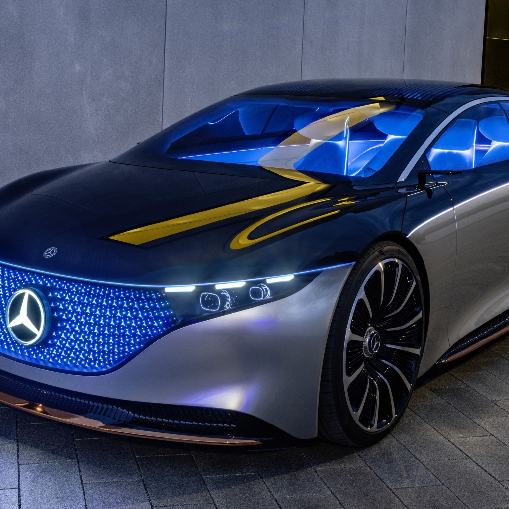 Автомобиль Mercedes-Benz Vision EQS 2019 года