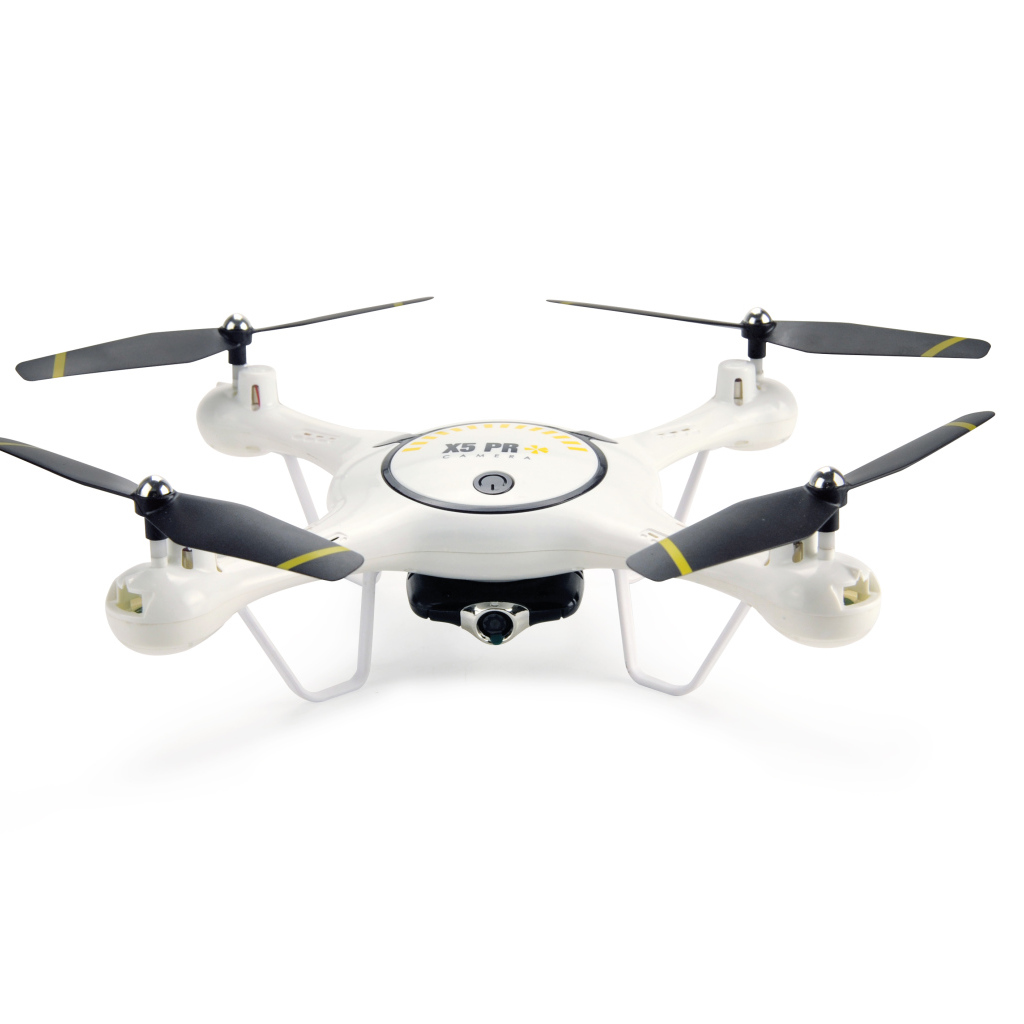 Радиоуправляемый квадрокоптер Aosenma X5UW FPV на белом фоне