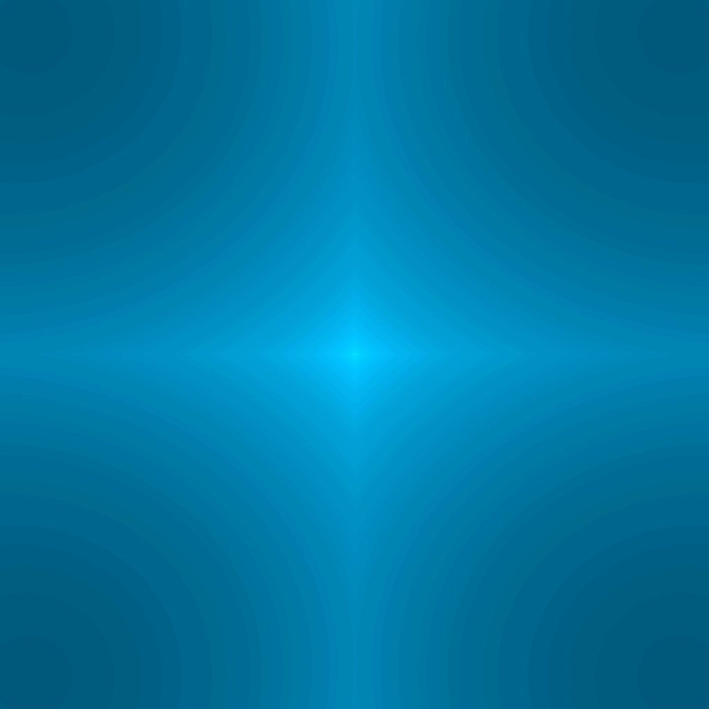 Голубой фон с кругами с яркой точке в середине 