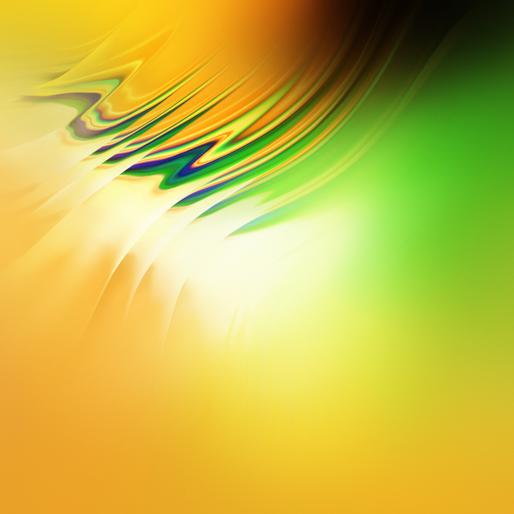Желтый фон с размытыми волнами 