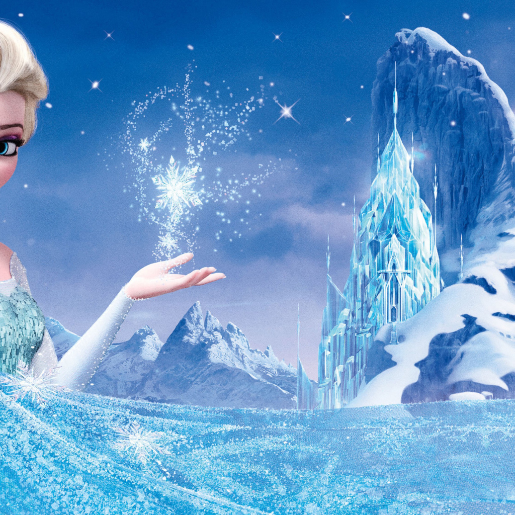 Красивая Эльза из мультфильма Холодное сердце 2