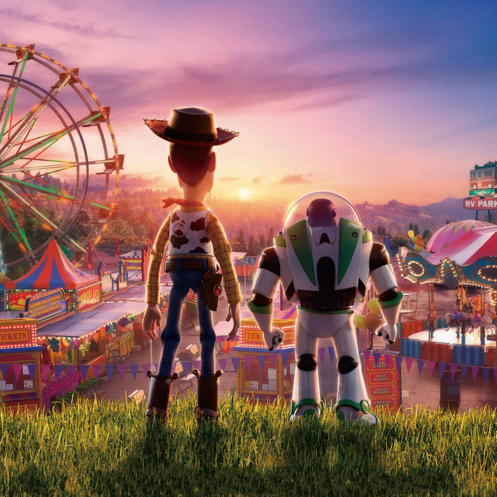 Персонажи Шериф Вуди и Базз Лайтер мультфильм История игрушек 4, 2019 года