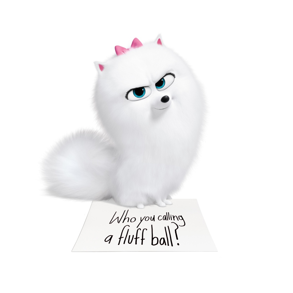 Померанский шпиц Гиджет мультфильм Тайная жизнь домашних животных 2, 2019