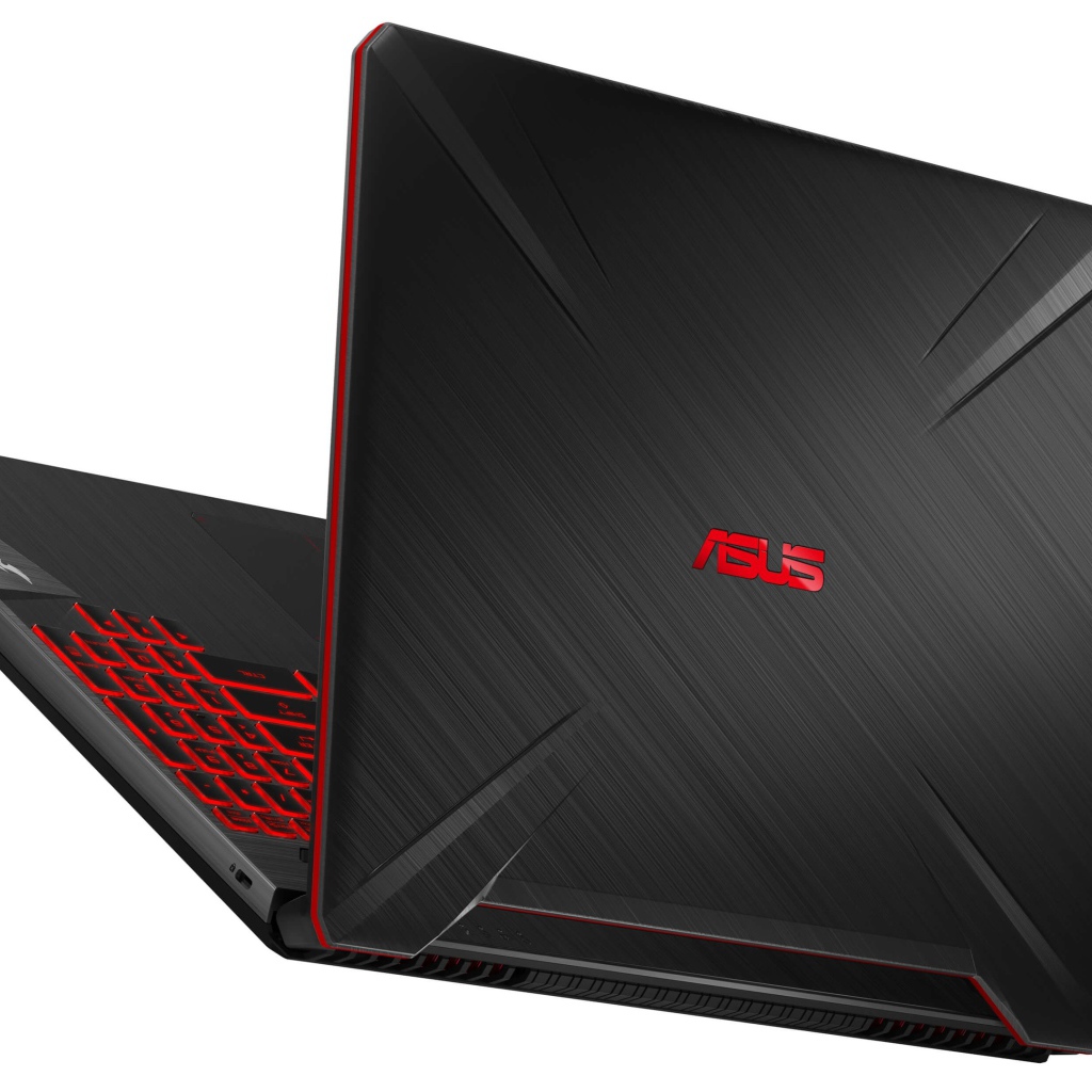 Новый игровой ноутбук ASUS TUF Gaming FX505DY & FX705DY на сером фоне