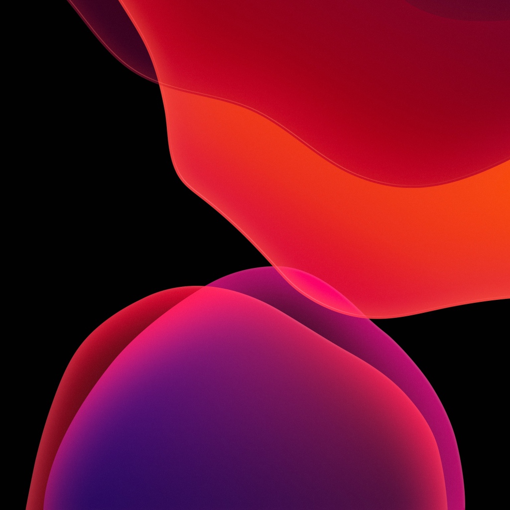 Градиентный рисунок на черном фоне