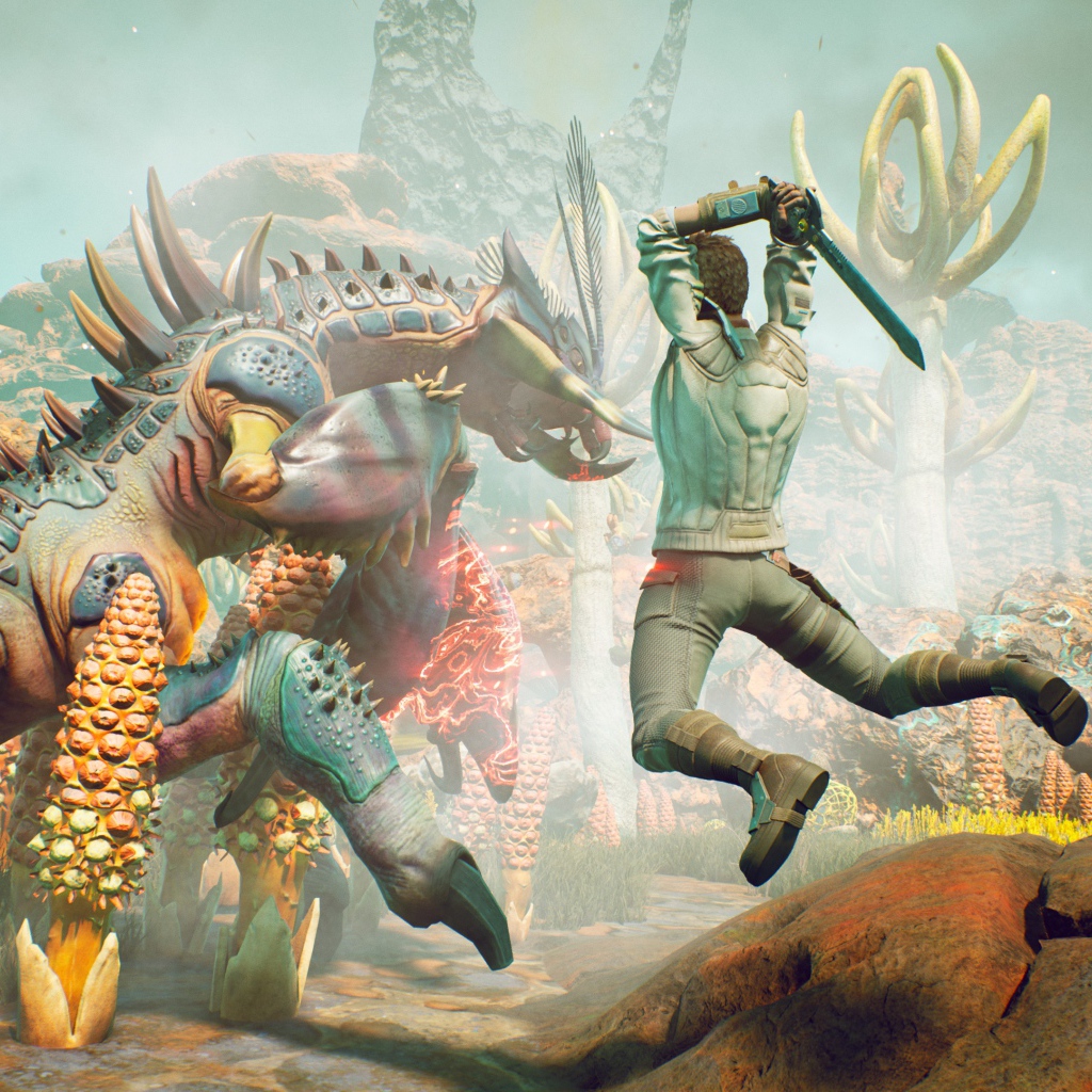 Кадр новой компьютерной игры The Outer Worlds, 2019