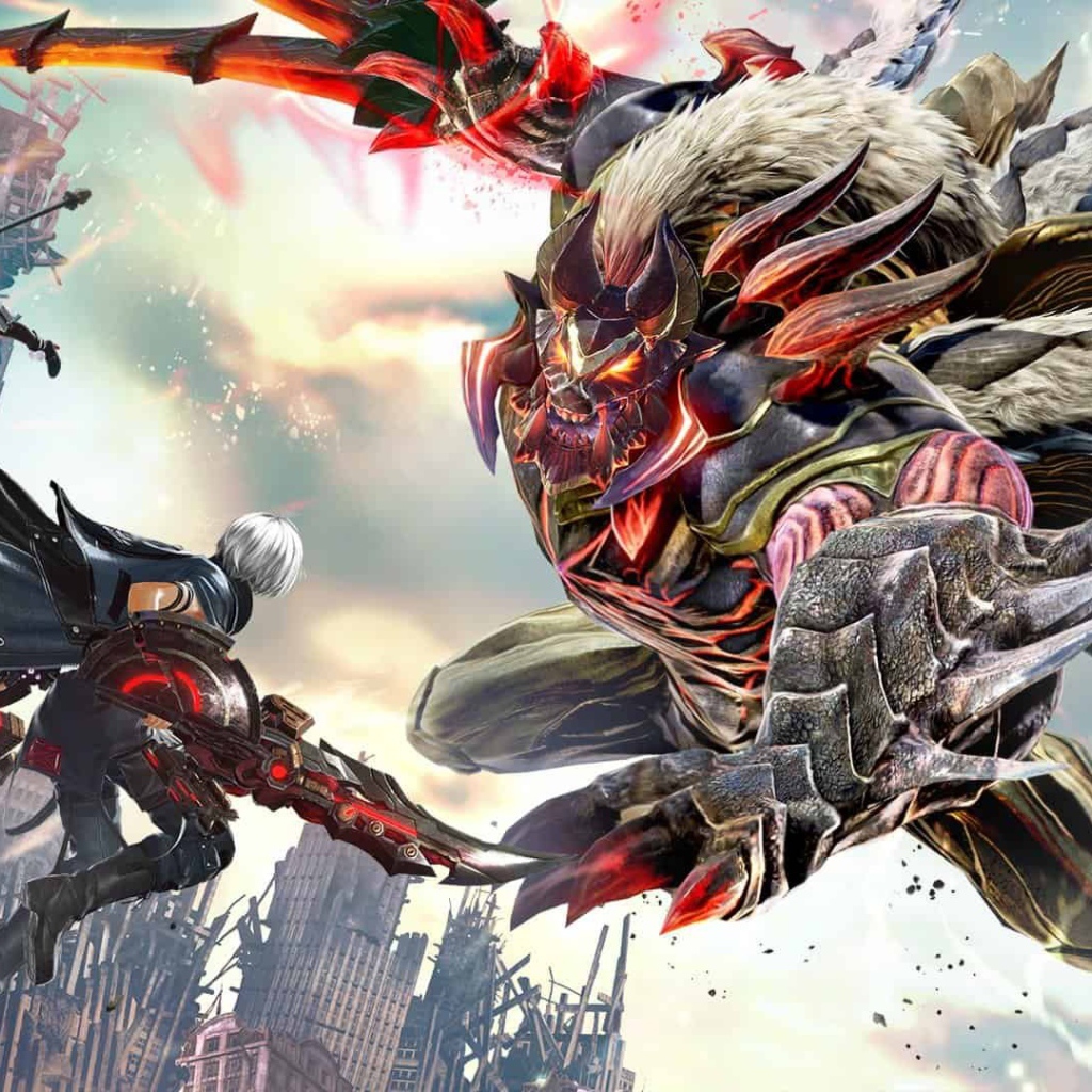 Кадр новой видеоигры God Eater 3, 2019 года