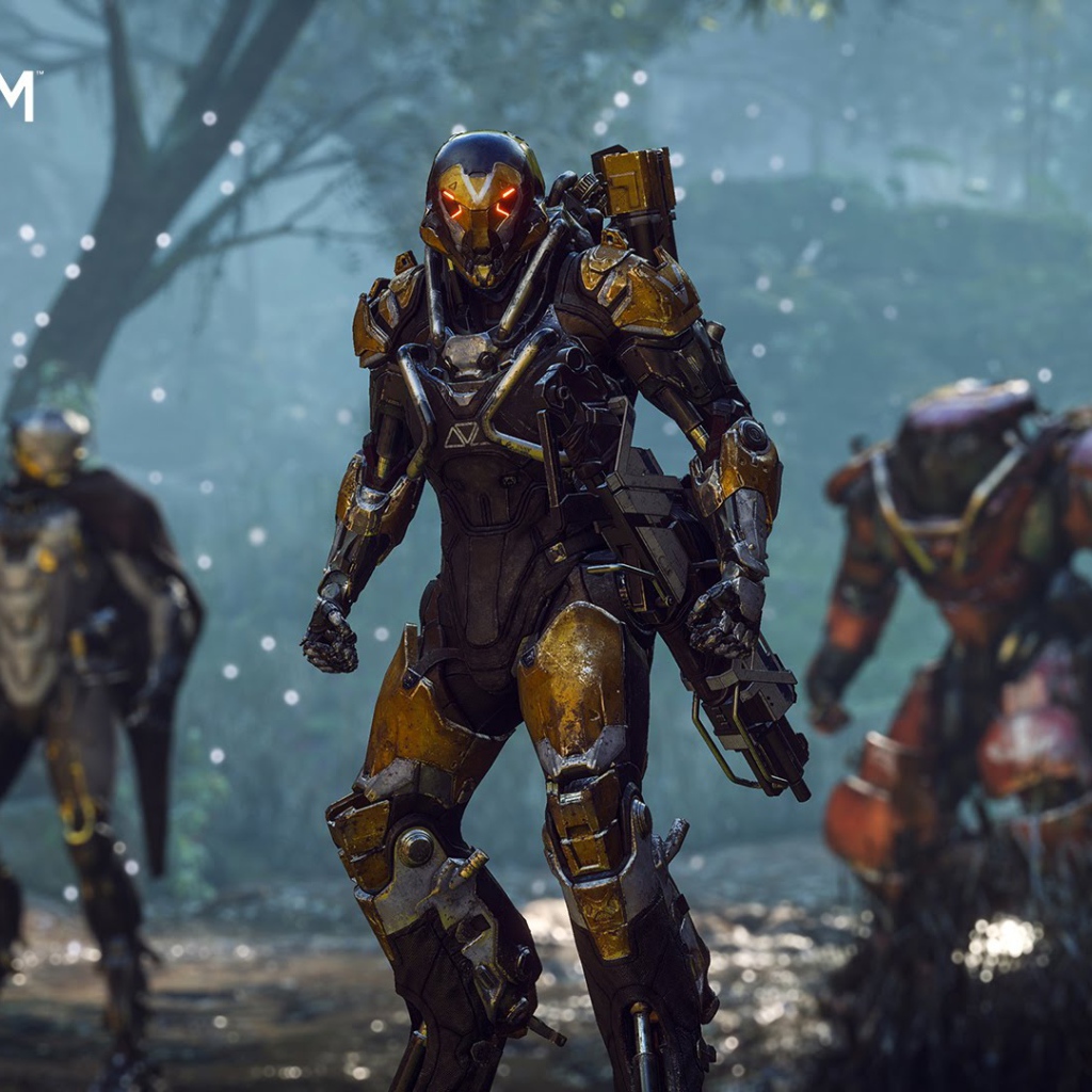 Персонажи компьютерной игры Anthem, 2019 года