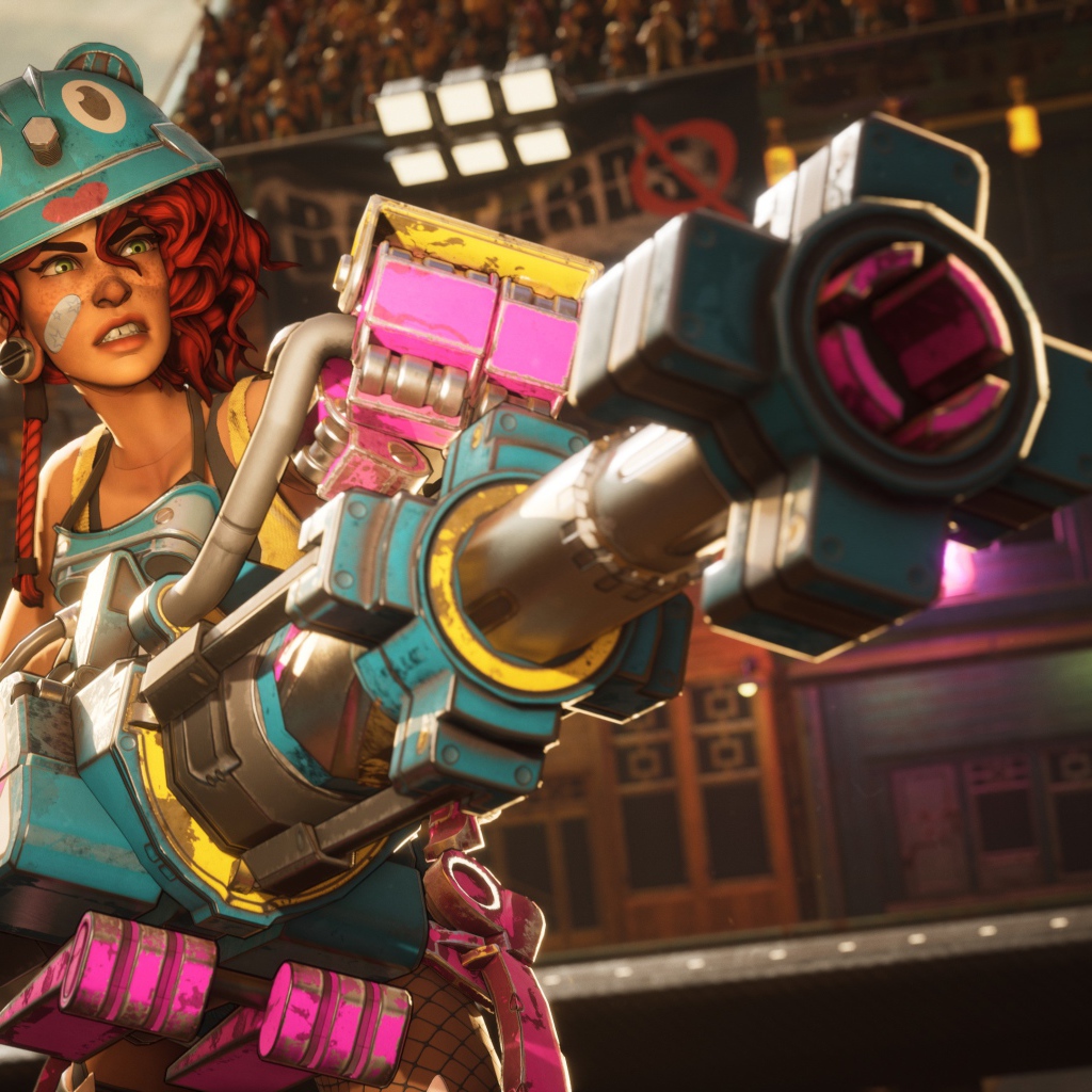 Кадр компьютерной игры Bleeding Edge, 2019