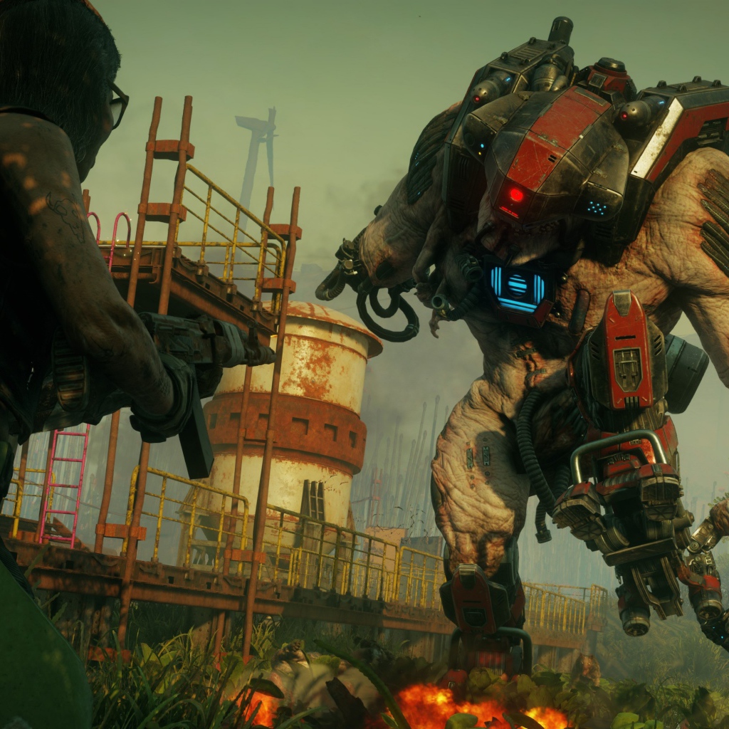 Кадр новой компьютерной игры Rage 2, 2019 года