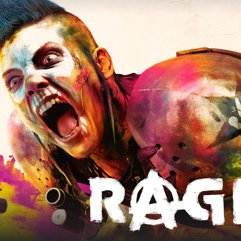 Постер компьютерной игры Rage 2, 2019 года