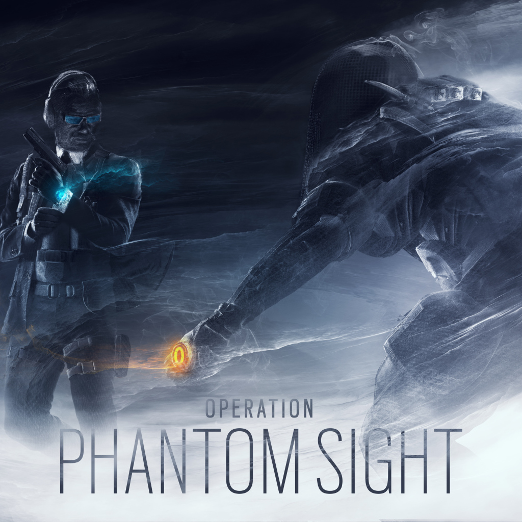 Poster for the computer game Rainbow Six Siege: Operation Phantom Sight, 2019