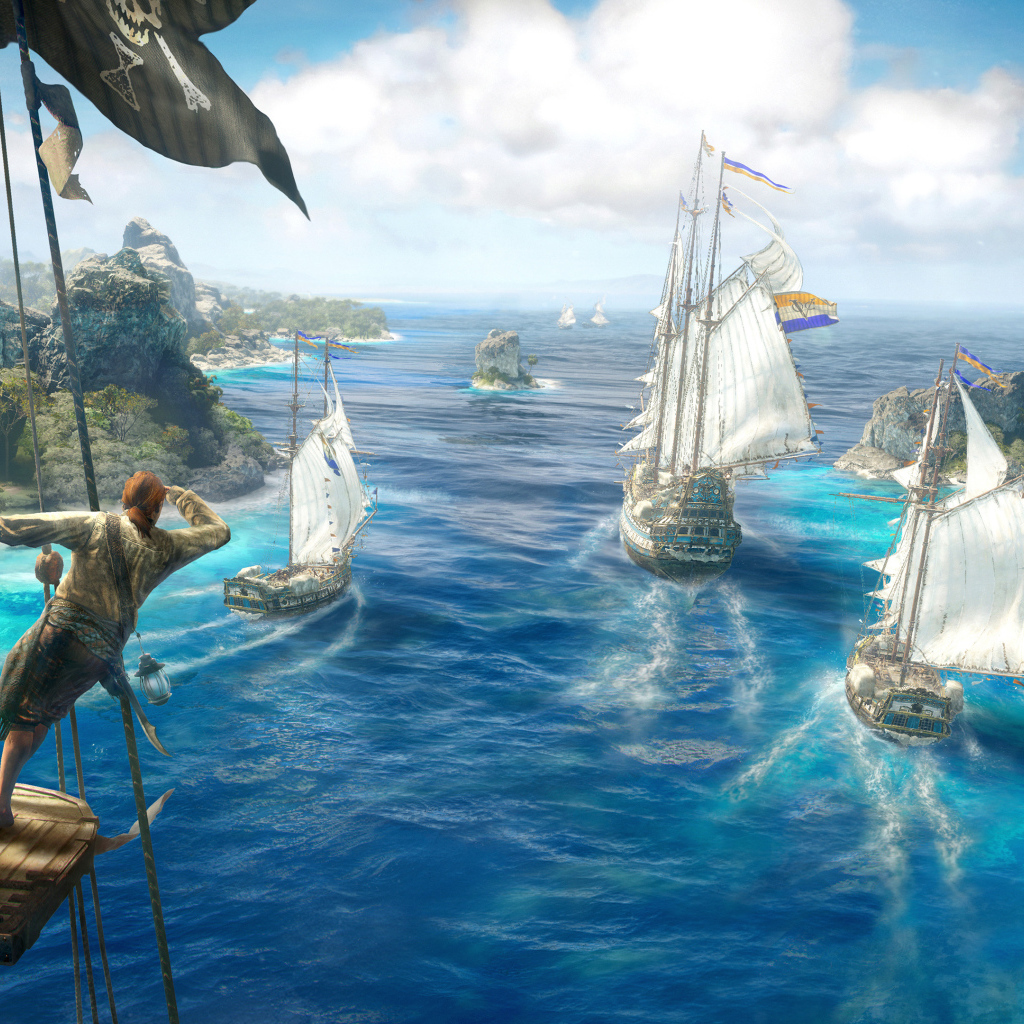 Скриншот компьютерной игры Skull & Bones, 2019