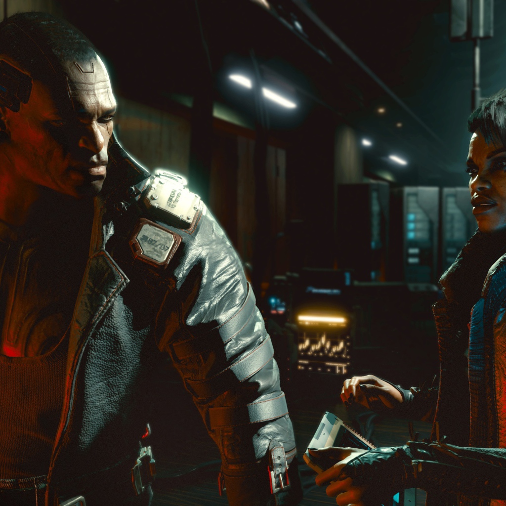 Скриншот новой компьютерной игры Cyberpunk 2077