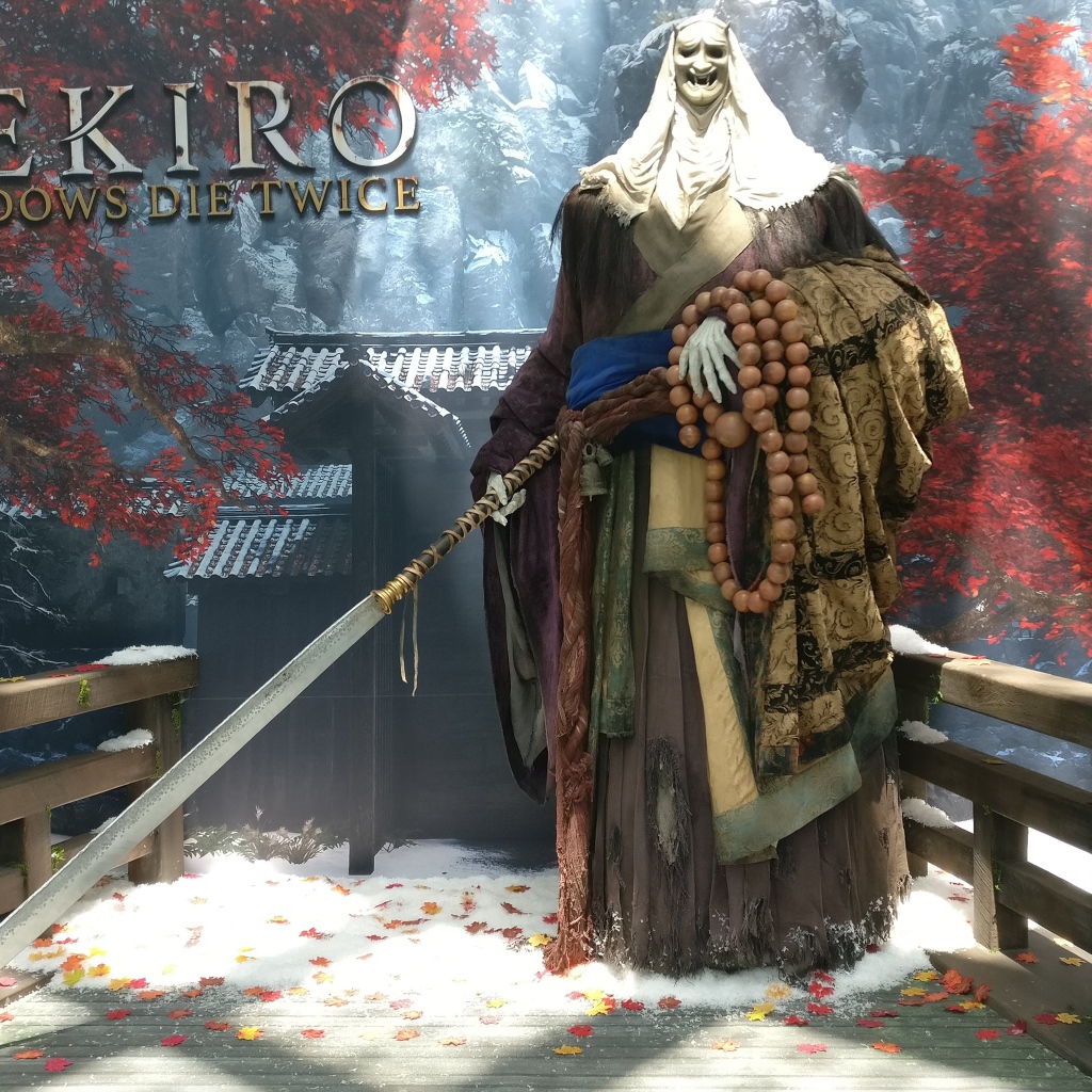 Sekiro game poster. Shadows Die Twice, 2019  