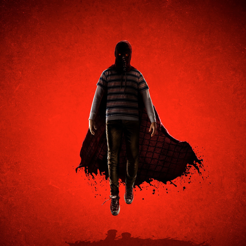 Персонаж фильма Гори, гори ясно на красном фоне