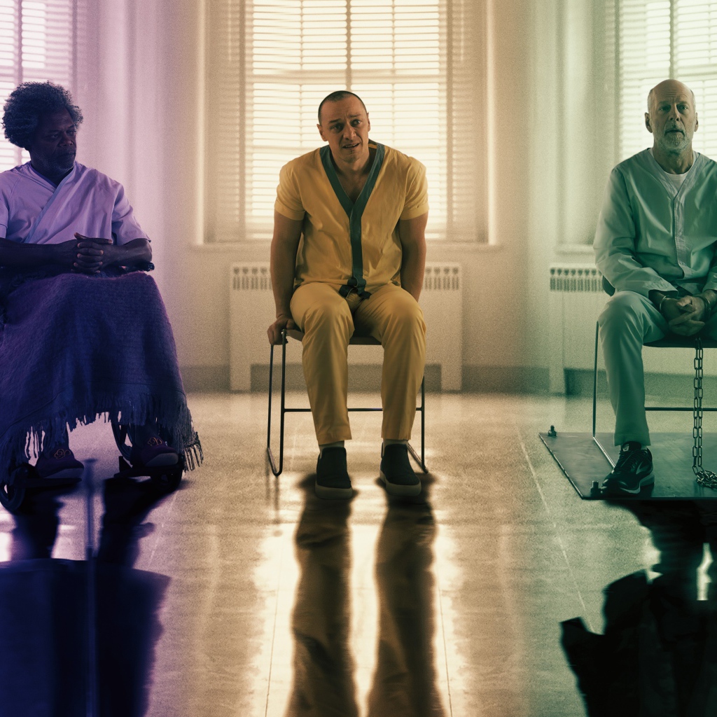 Кадр нового фильма Стекло, 2019