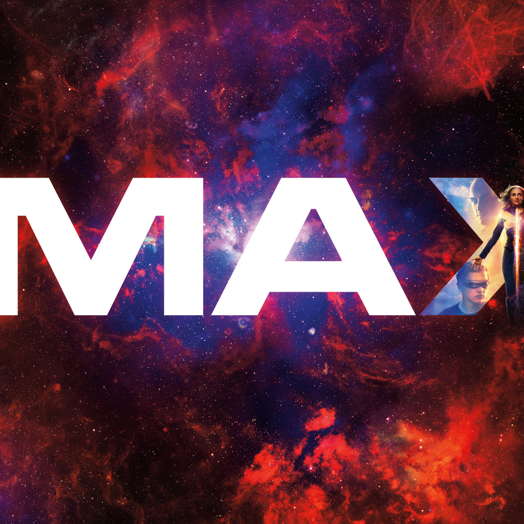 Надпись IMAX на постере фильма Люди Икс: Тёмный Феникс, 2019 года