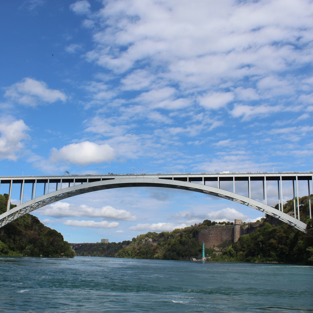 Мост через быструю реку Ниагара