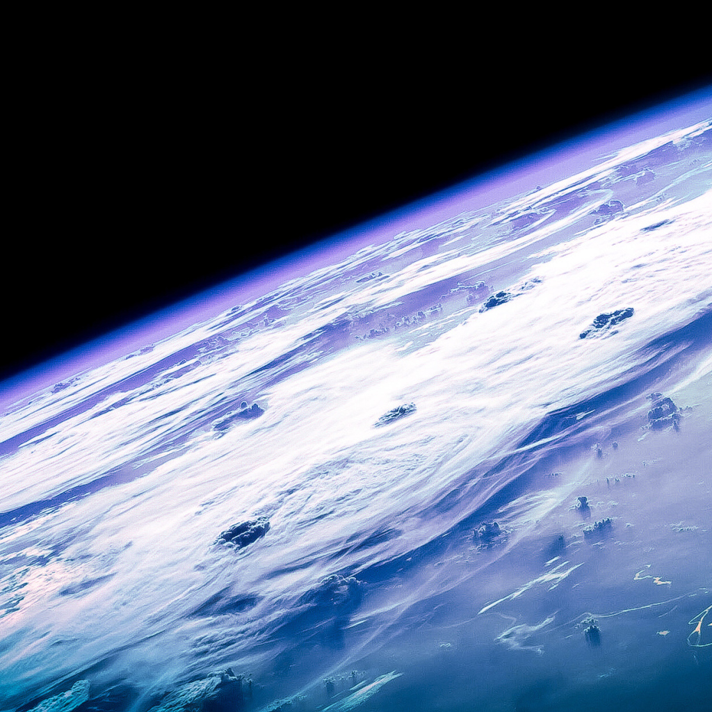 Поверхность планеты земля вид из космоса