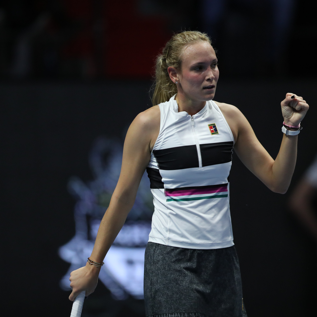 Теннисистка Донна Векич на корте