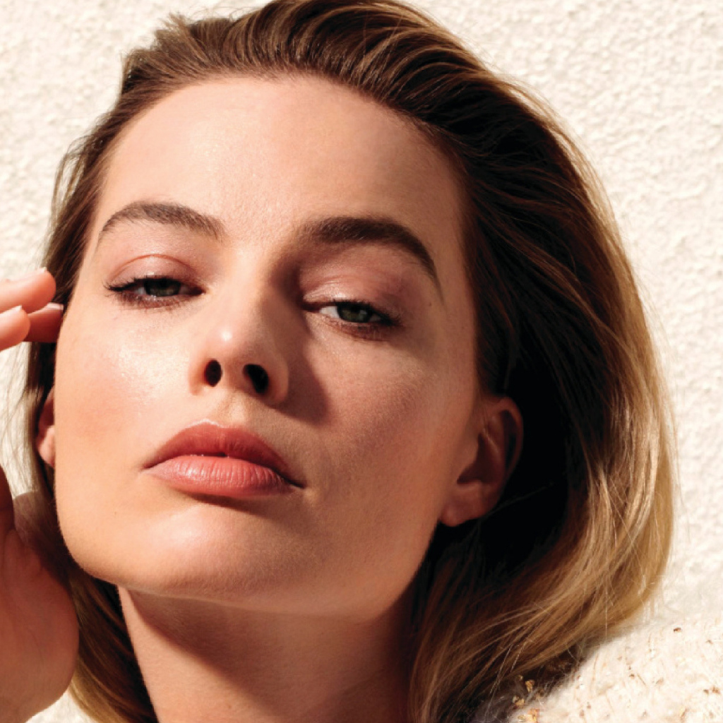 Красивая актриса Марго Робби, лицо крупным планом