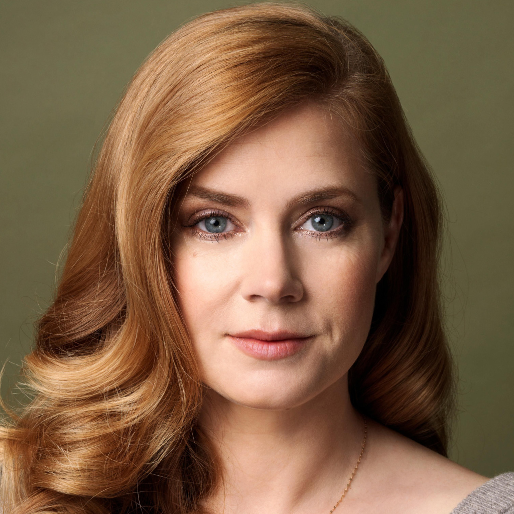 Красивая голубоглазая рыжеволосая девушка, актриса Эми Адамс