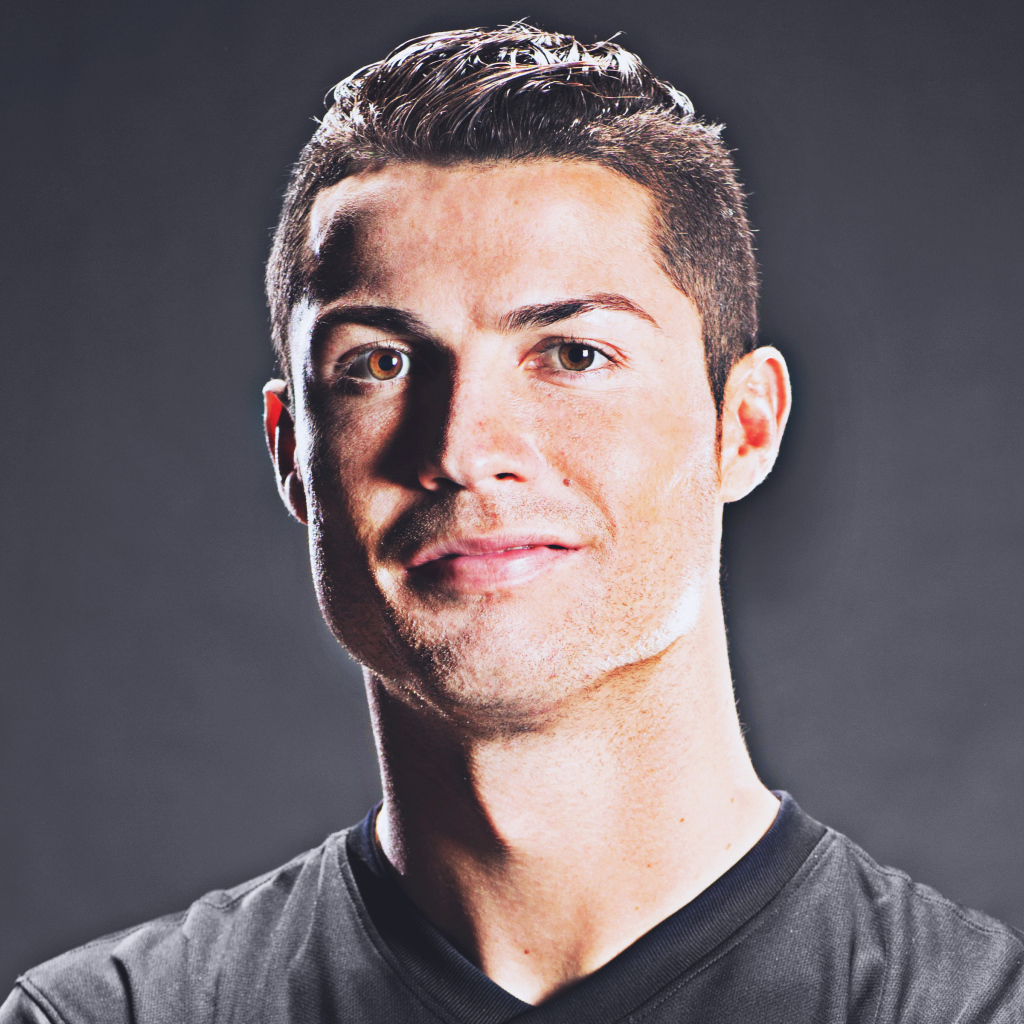 Футболист Криштиану Роналду лицо крупным планом