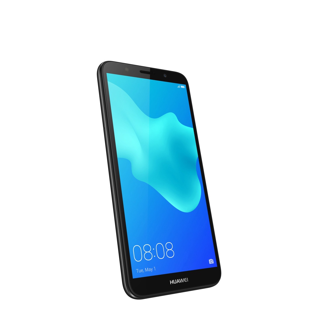 Смартфон Huawei Y5 Prime на белом фоне