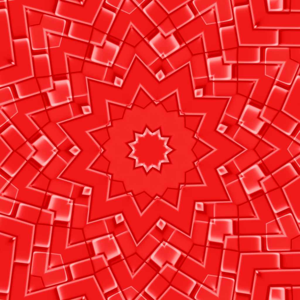 Абстрактный рисунок с красными звездами 