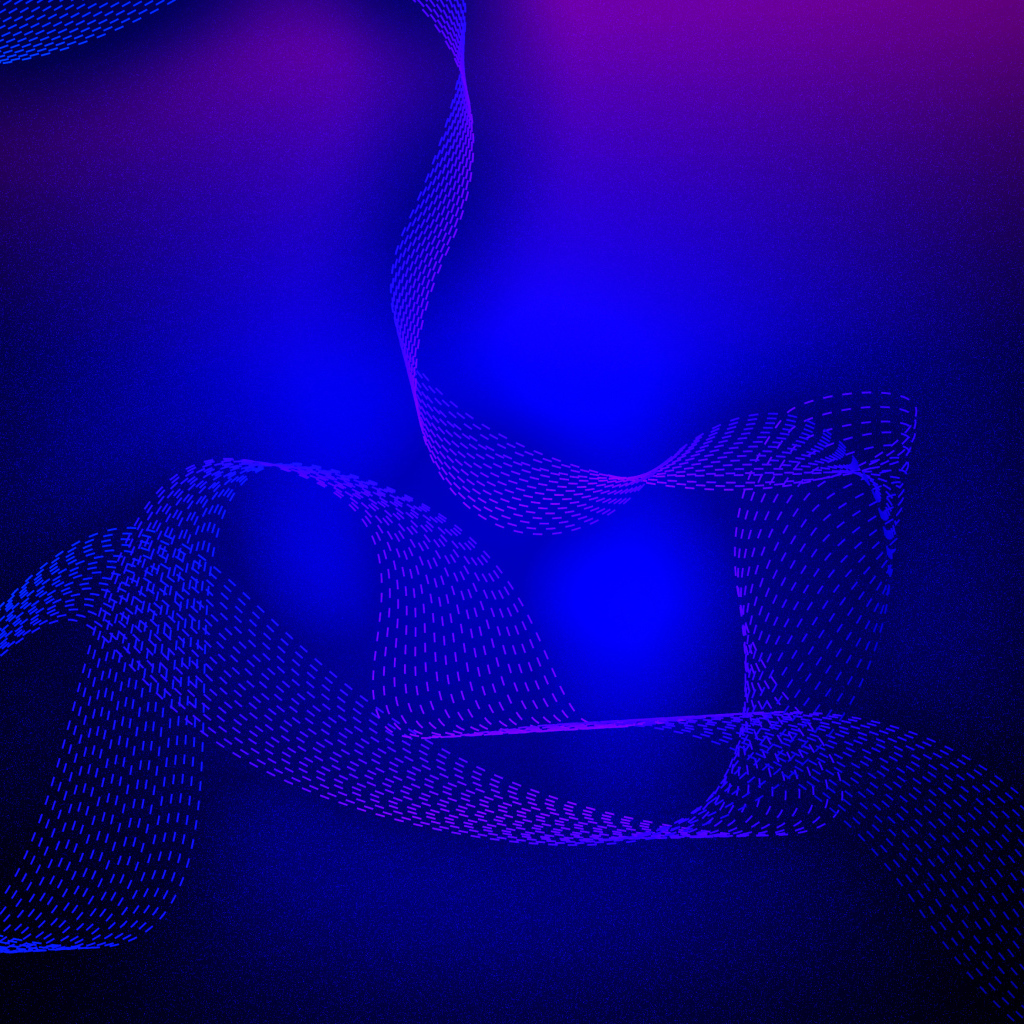 Абстрактная лента на фиолетовом фоне