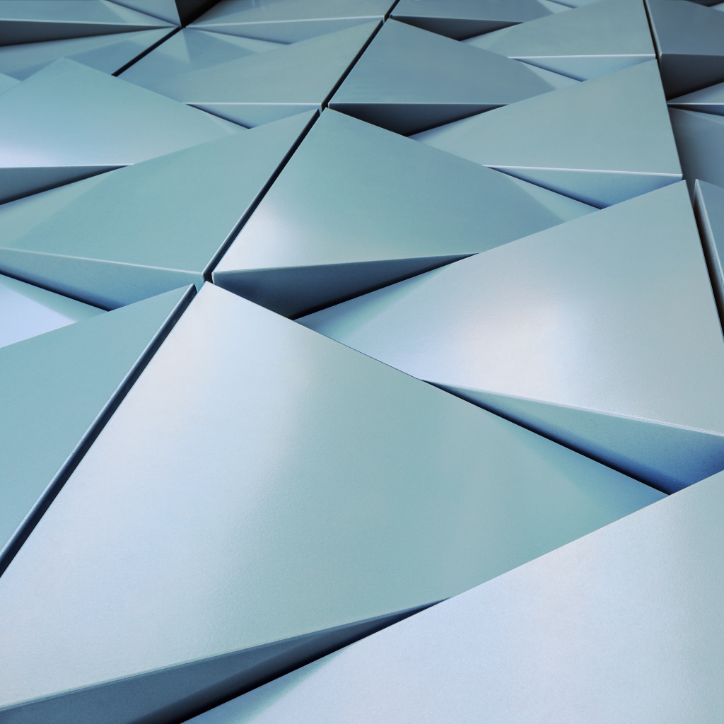 Большие серые треугольники 3д графика