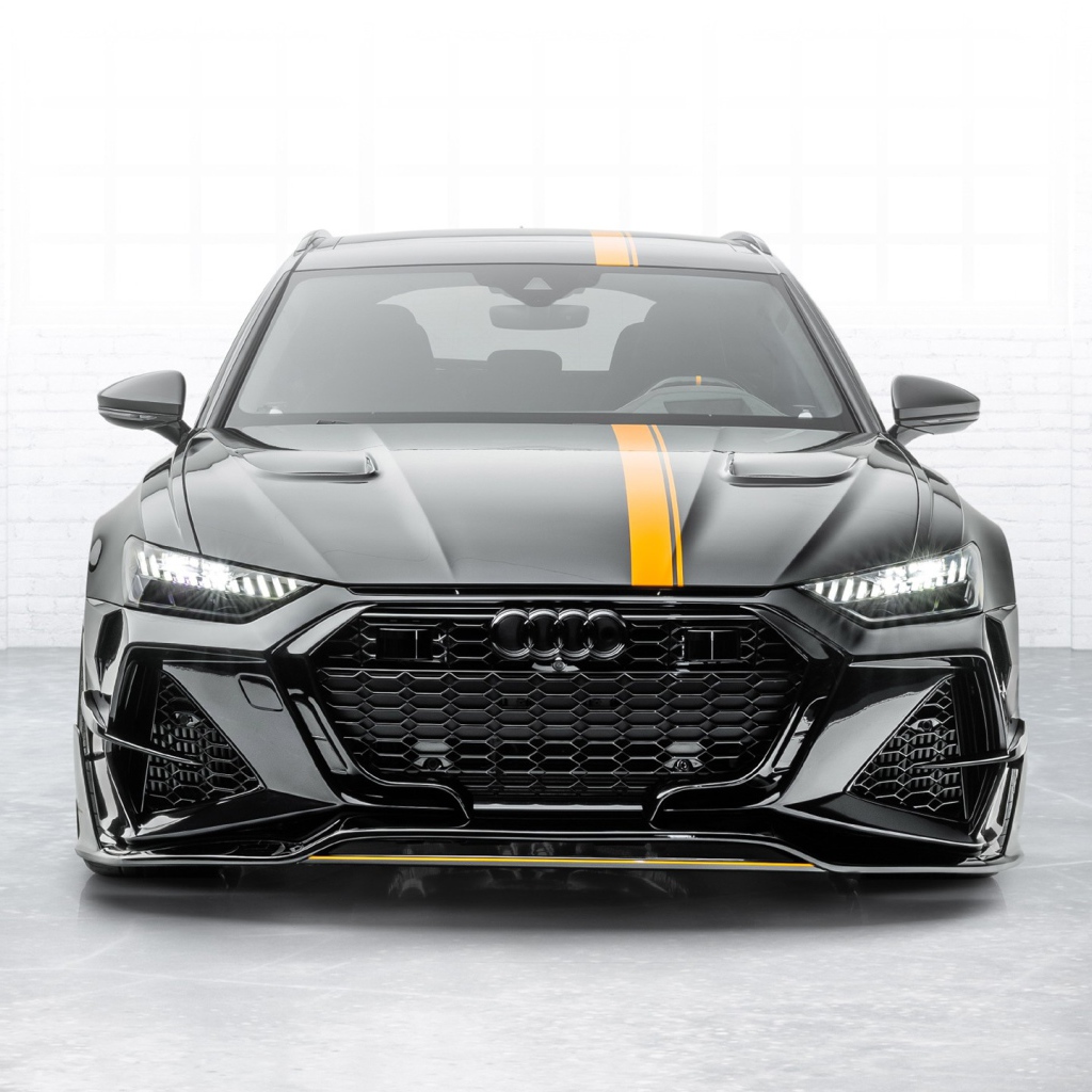 Автомобиль Mansory Audi RS 6 Avant 2020 года вид спереди 