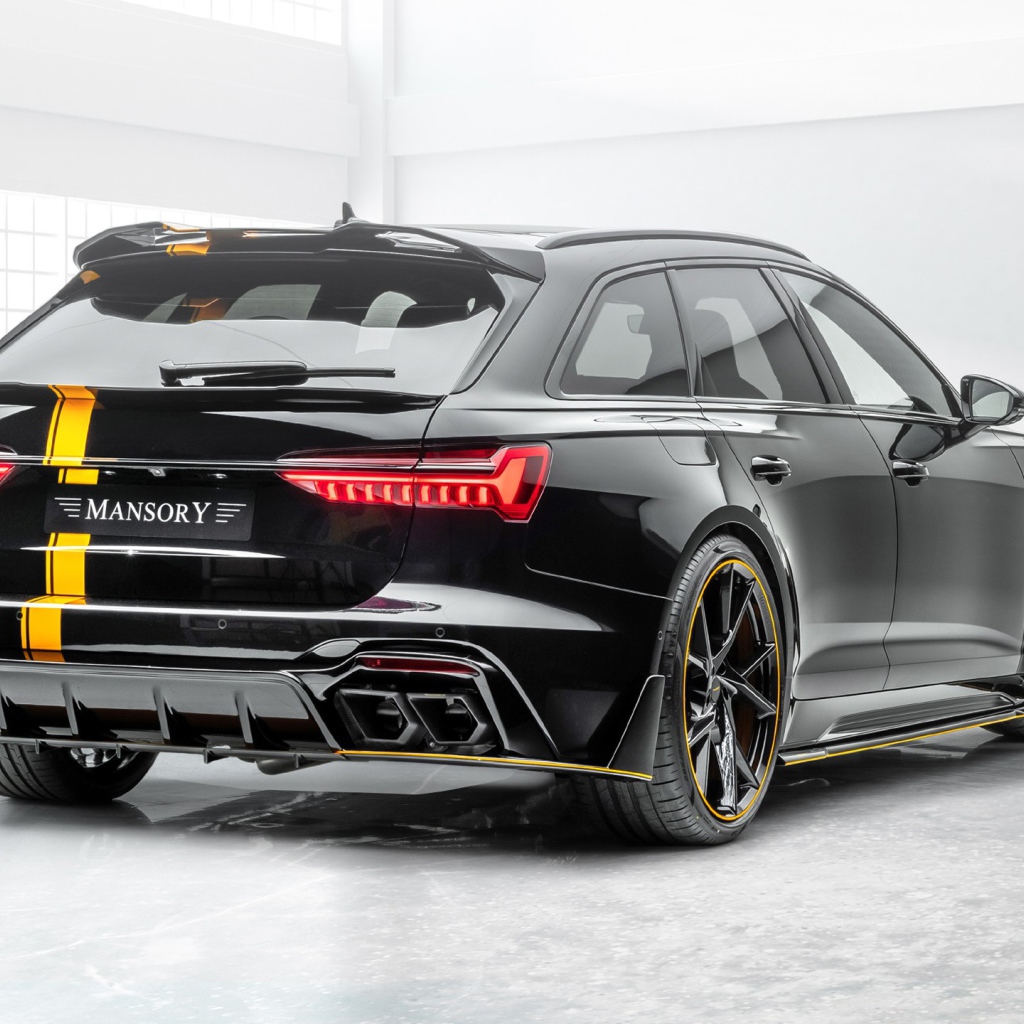 Автомобиль Mansory Audi RS 6 Avant 2020 года вид сзади