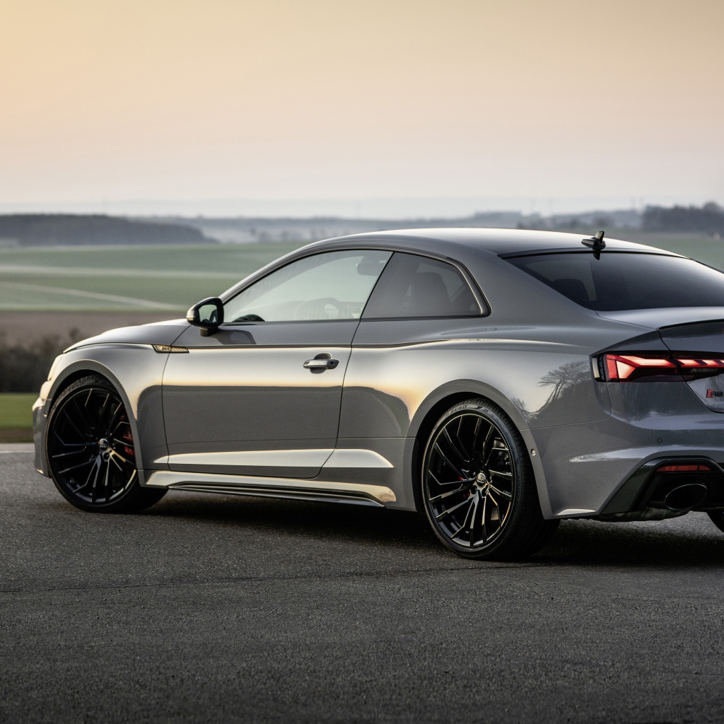 Автомобиль Audi RS 5 Coupe вид сзади 